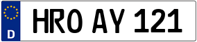 Truck License Plate